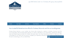 Desktop Screenshot of fontanafamilydentistry.com