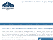 Tablet Screenshot of fontanafamilydentistry.com